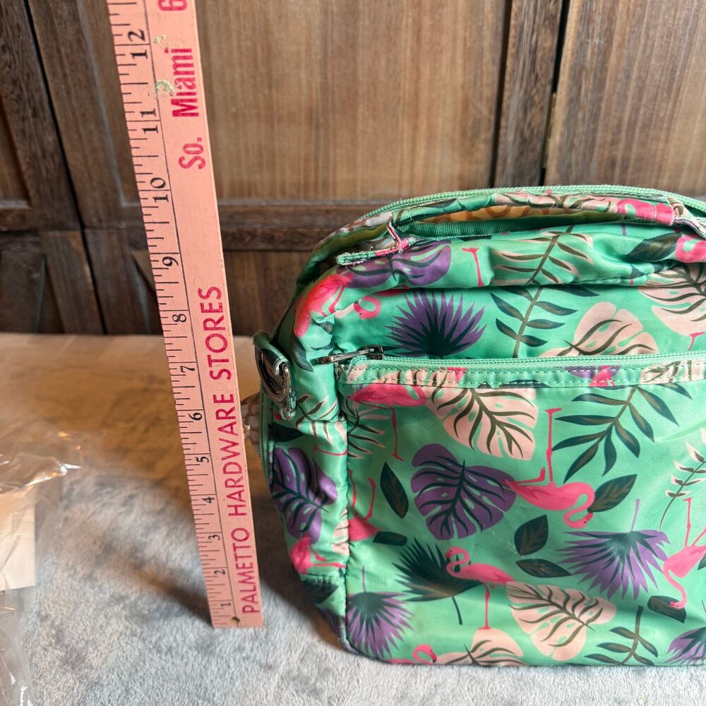 Lug Ranger Green Flamingo Backpack Organizer Travel Carry On Bag - Picture 7 of 8